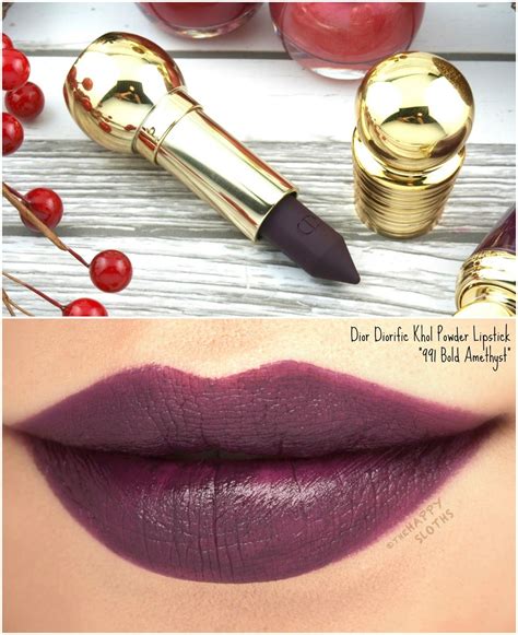 dior kohl powder lipstick garnet swatch|Dior Diorific Khôl Powder Lipstick Swatches .